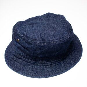 Vintage Dark Denim 100% Cotton Bucket hat
